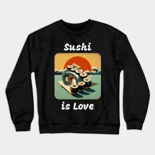 Sushi is love v2 Crewneck Sweatshirt